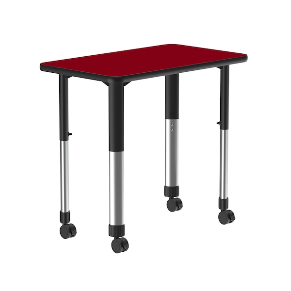 HPL Collaborative Desk - Casters - Rec